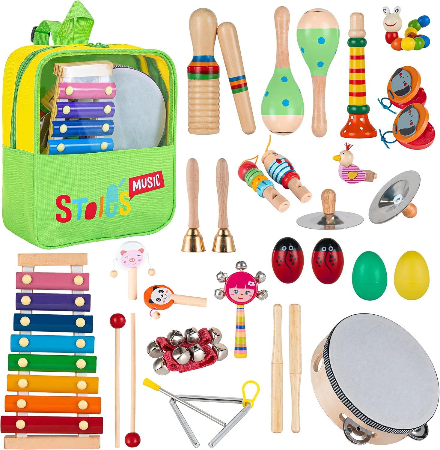 Wooden Percussion Instruments Toy for Kids